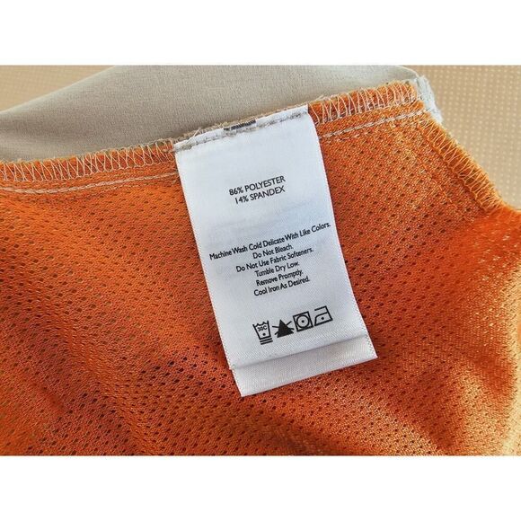 Eddie Bauer Flexion Amphib Shorts Mens 42 Khaki Brown Zip Pocket Outdoor - Picture 10 of 10